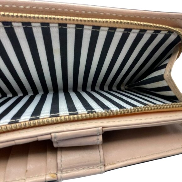 Kate Spade Leather Tan & Yellow Spencer Bifold Wallet - Picture 11 of 12